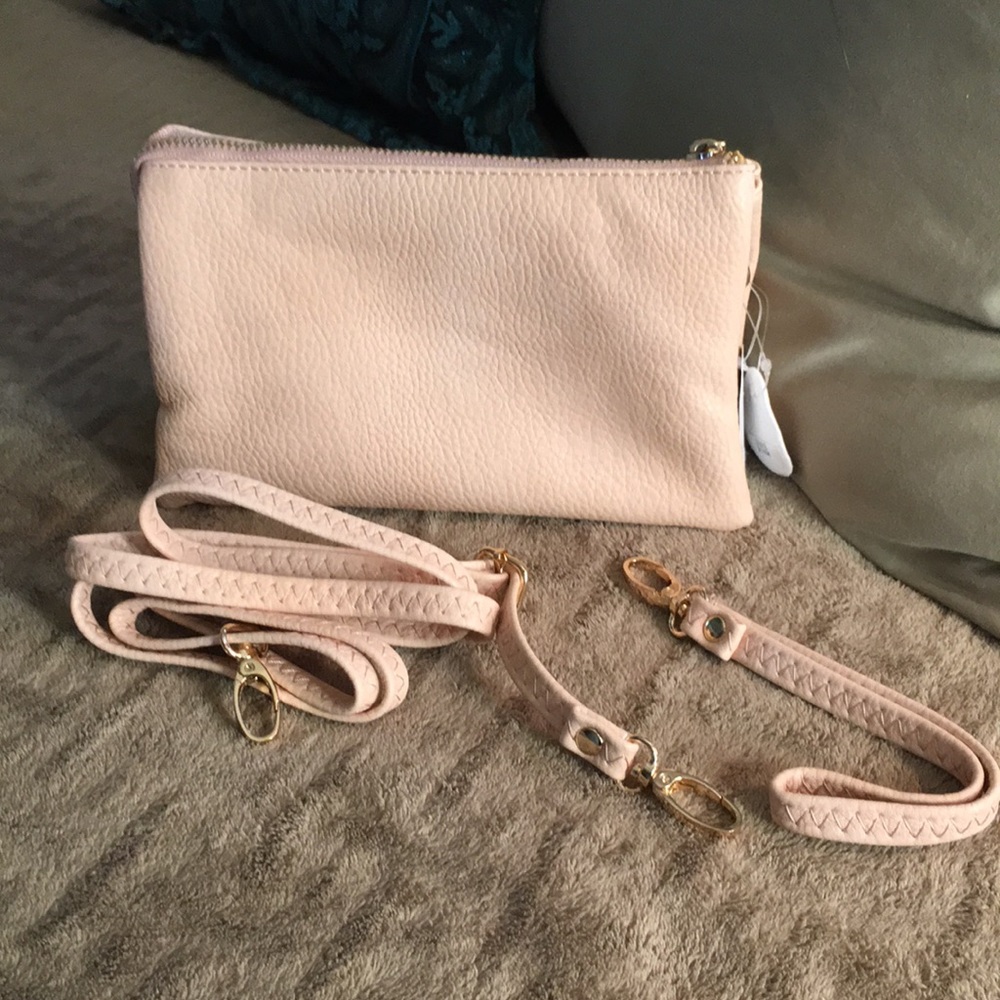 NWT Soft Leather Convertible Crossbody/Wrislet